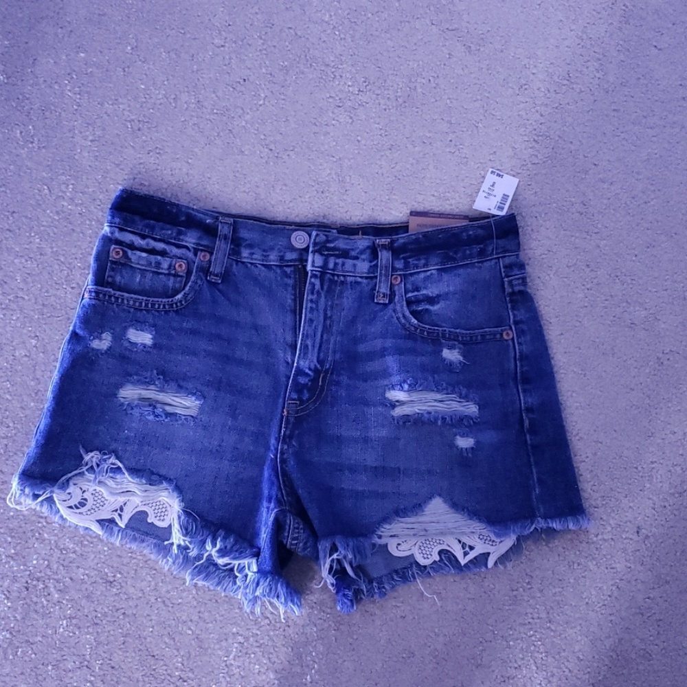 Denim shorts